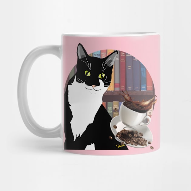 Life Is Better With Coffee Cats And Books What else is needed  Copyright TeAnne by TeAnne